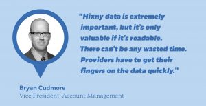 Hixny VP with quote about Hixny data