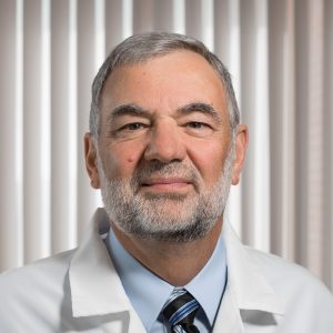 Medical professional smiling at camera