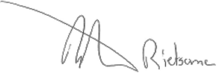 Signature of Wouter Rietsema, MD